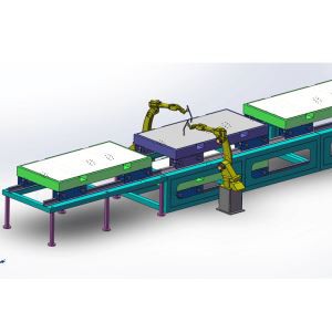 Рішення зварювального робота для сталевих стінових панелей